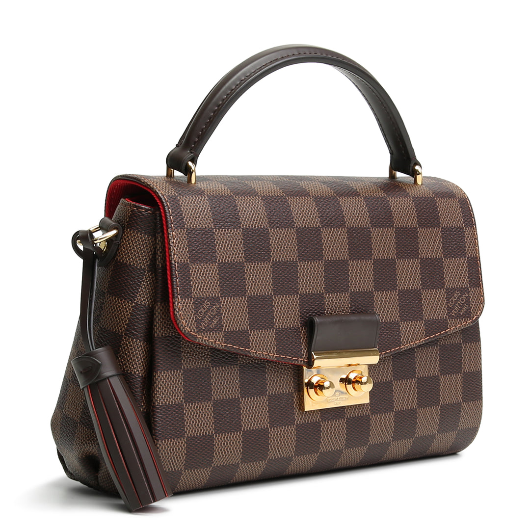 LOUIS VUITTON Damier Ebene Croisette Shoulder Bag