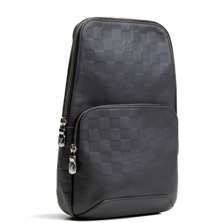 LOUIS VUITTON Damier Infini Avenue Sling  - Black