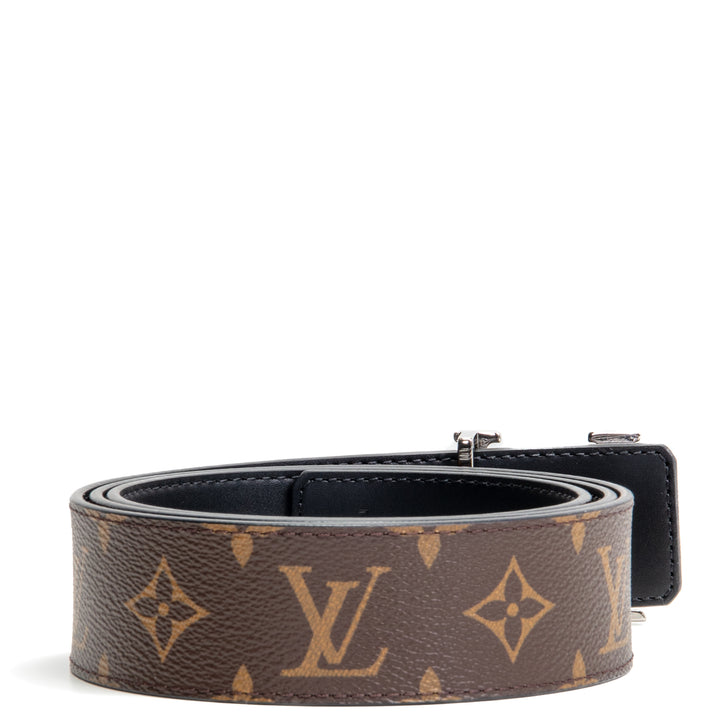 LOUIS VUITTON Monogram Reversible Initiales Belt