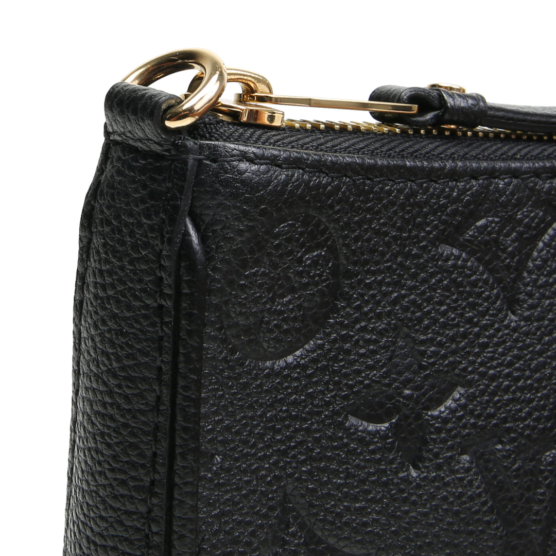 LOUIS VUITTON Easy Pouch On Strap- Monogram Empreinte - Black