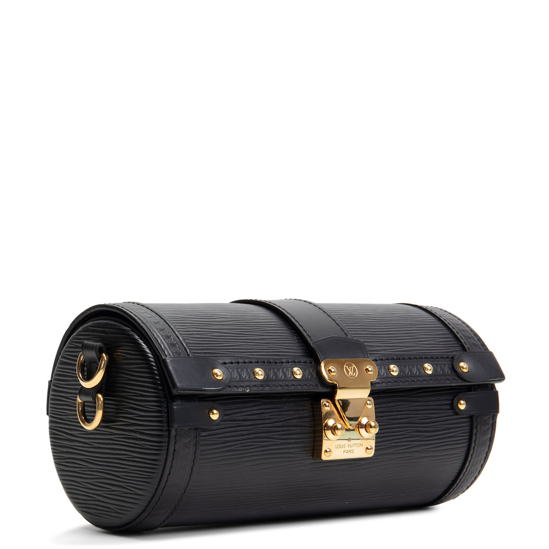 LOUIS VUITTON Epi Papillon Trunk - Black