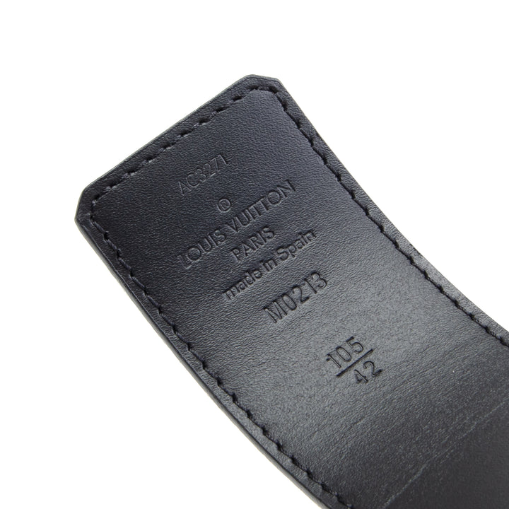 LOUIS VUITTON Initiales 40mm Reversible Belt - Damier Graphite