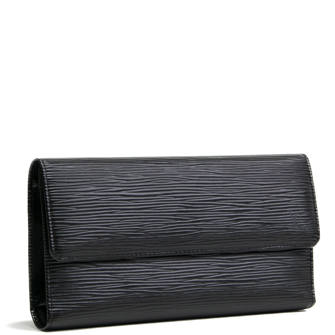 LOUIS VUITTON Vintage Sarah Wallet - Black