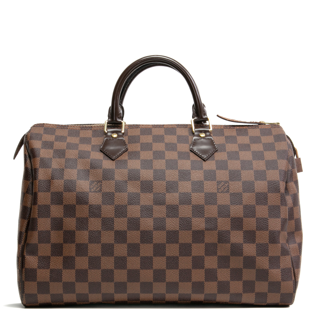 LOUIS VUITTON Damier Ebene Speedy 35