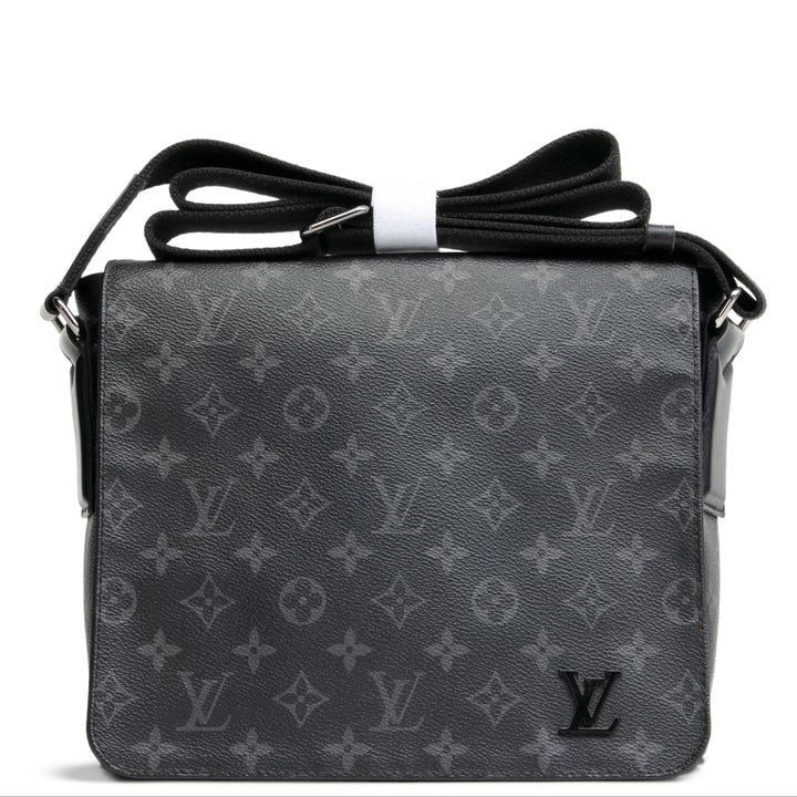 Louis Vuitton Monogram Eclipse Distrikt MM Messenger Outlet Final Sale