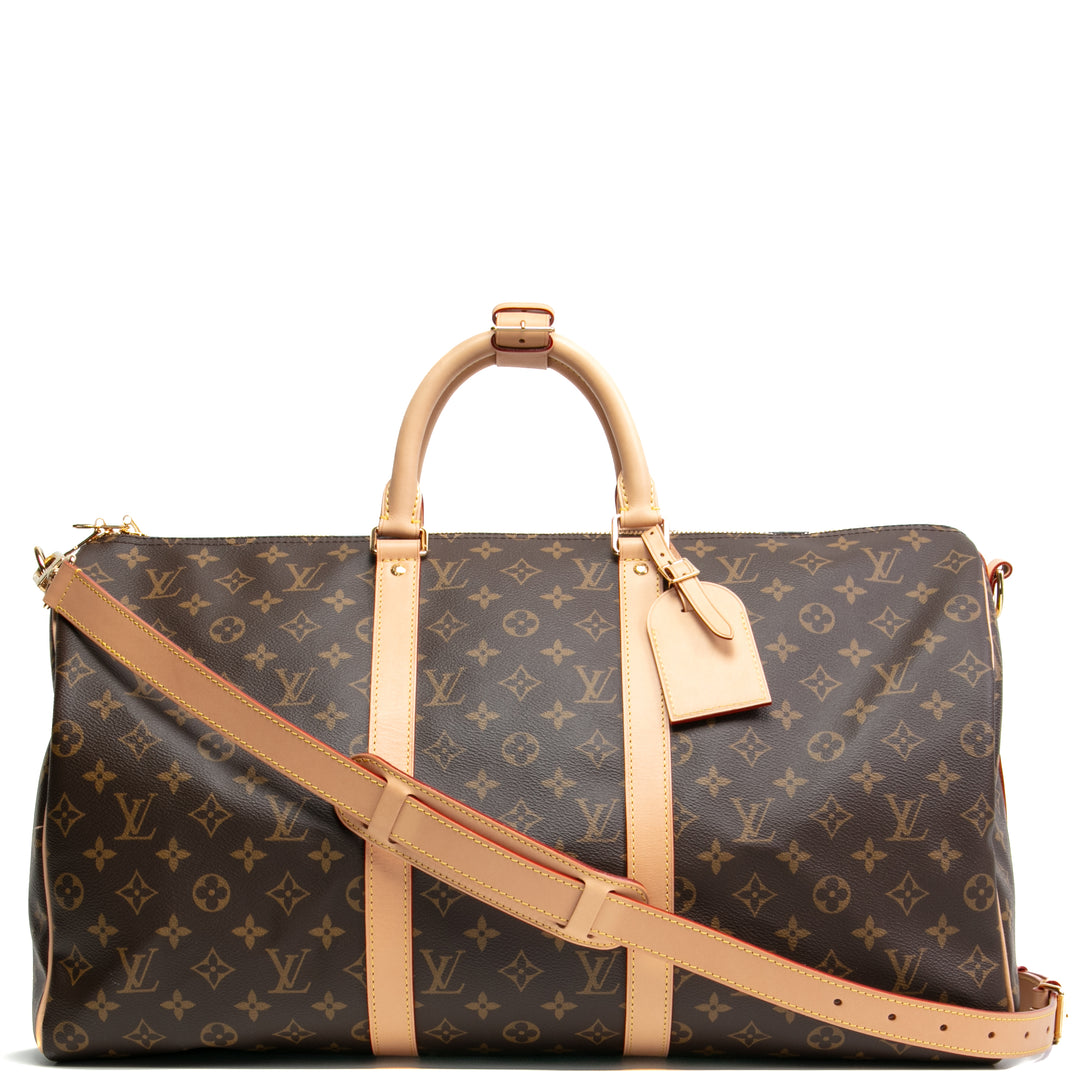 LOUIS VUITTON Monogram Keepall Bandouliere 50