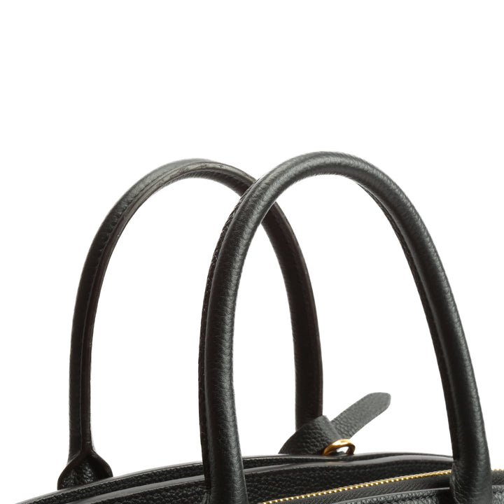 LOUIS VUITTON Calfskin City Steamer MM Black