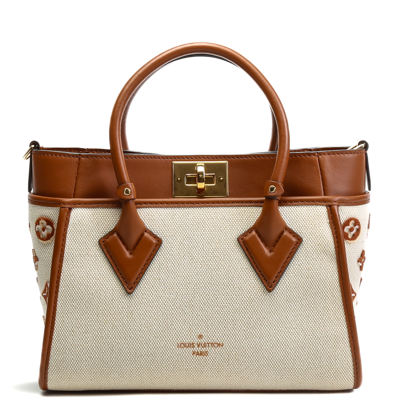 LOUIS VUITTON Monogram Tuffetage On My Side PM - Neutral