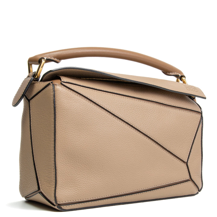 LOEWE Puzzle Small Bag - Sand Mink