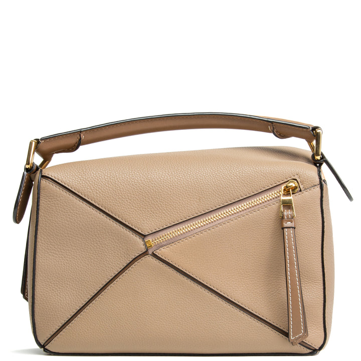 LOEWE Puzzle Small Bag - Sand Mink