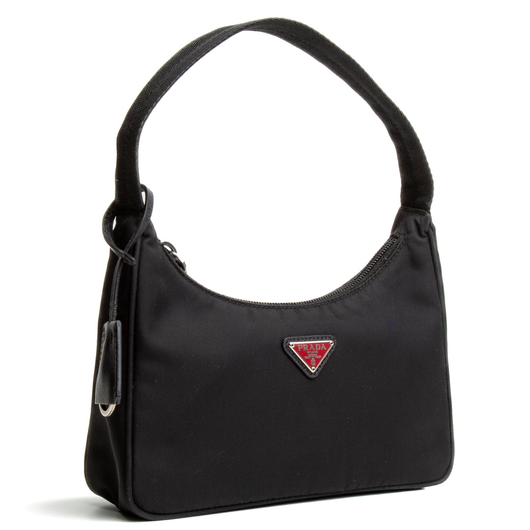 PRADA Nylon Re-Edition 2000 Hobo - Black OUTLET FINAL SALE