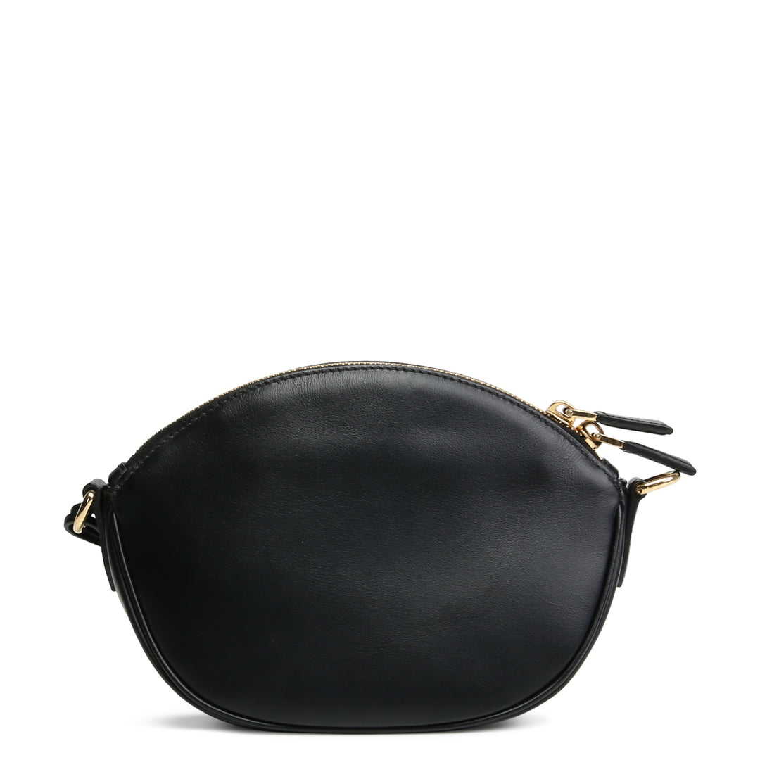 PRADA Mini Leather Shoulder Bag- Black