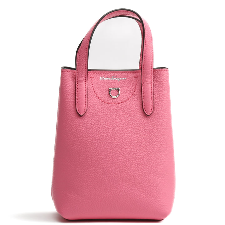 FERRAGAMO Gancini Tote -Bubble Gum Pink