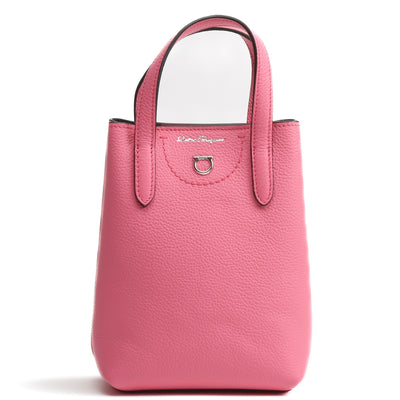 SALVATORE FERRAGAMO Gancini Tote -Bubble Gum Pink