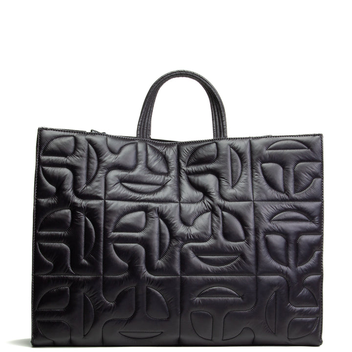 TELFAR x Moose Knuckles Puffer Shoppers Tote - Black