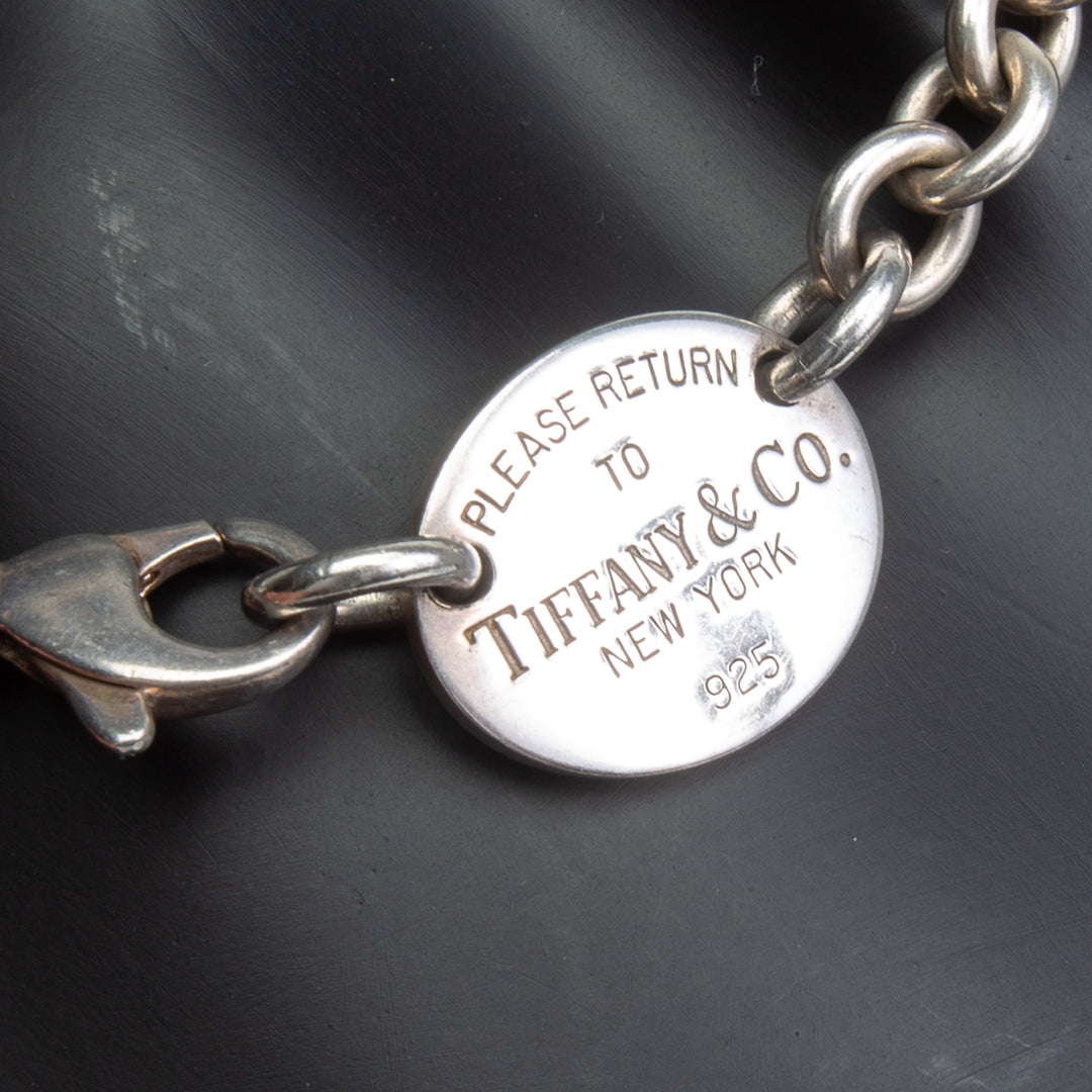 TIFFANY & CO. Oval Tag Necklace - FINAL SALE