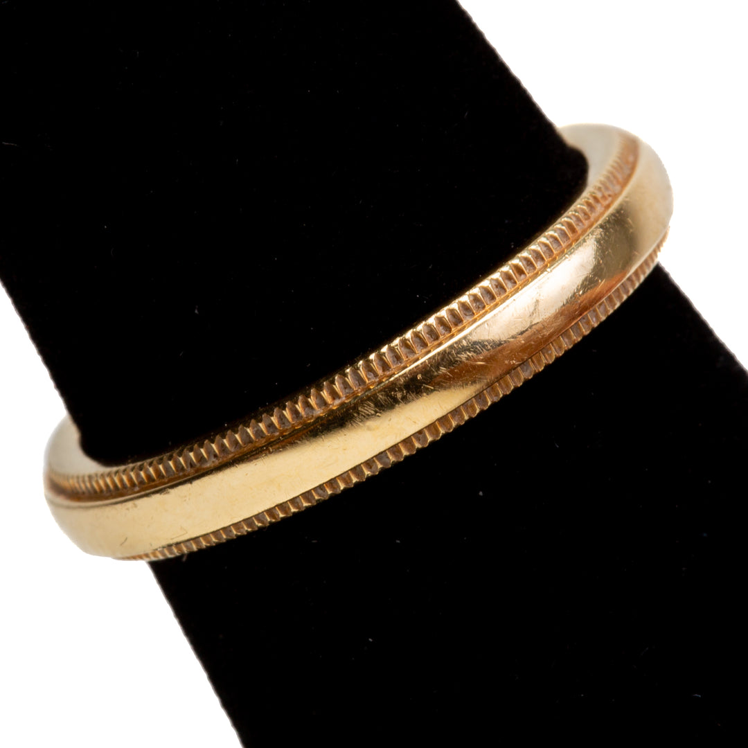 TIFFANY & CO. 18k Milgrain Band - FINAL SALE