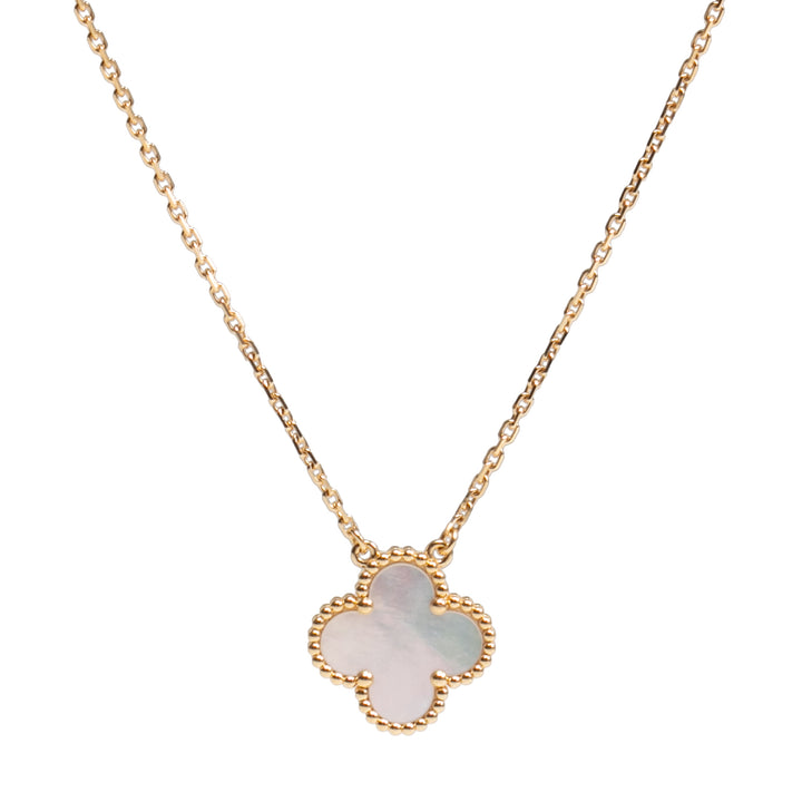 VAN CLEEF & ARPELS Vintage Alhambra Mother of Pearl Necklace - FINAL SALE