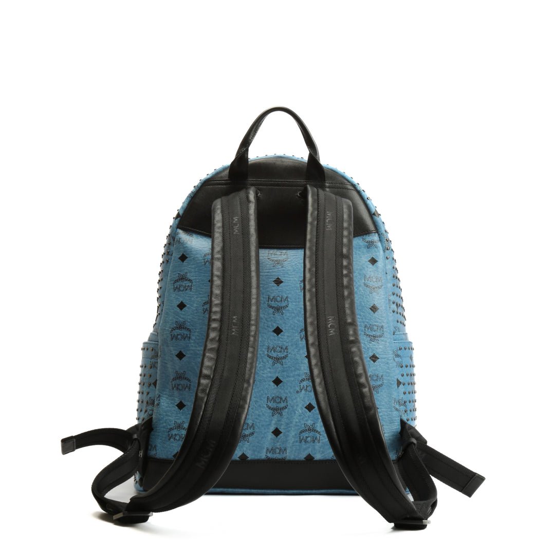 MCM MMK Stark Special Large Backpack - Blue