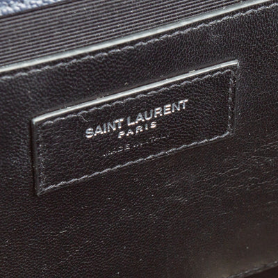 SAINT LAURENT  Tri Quilt Envelope Medium  Bag - Navy