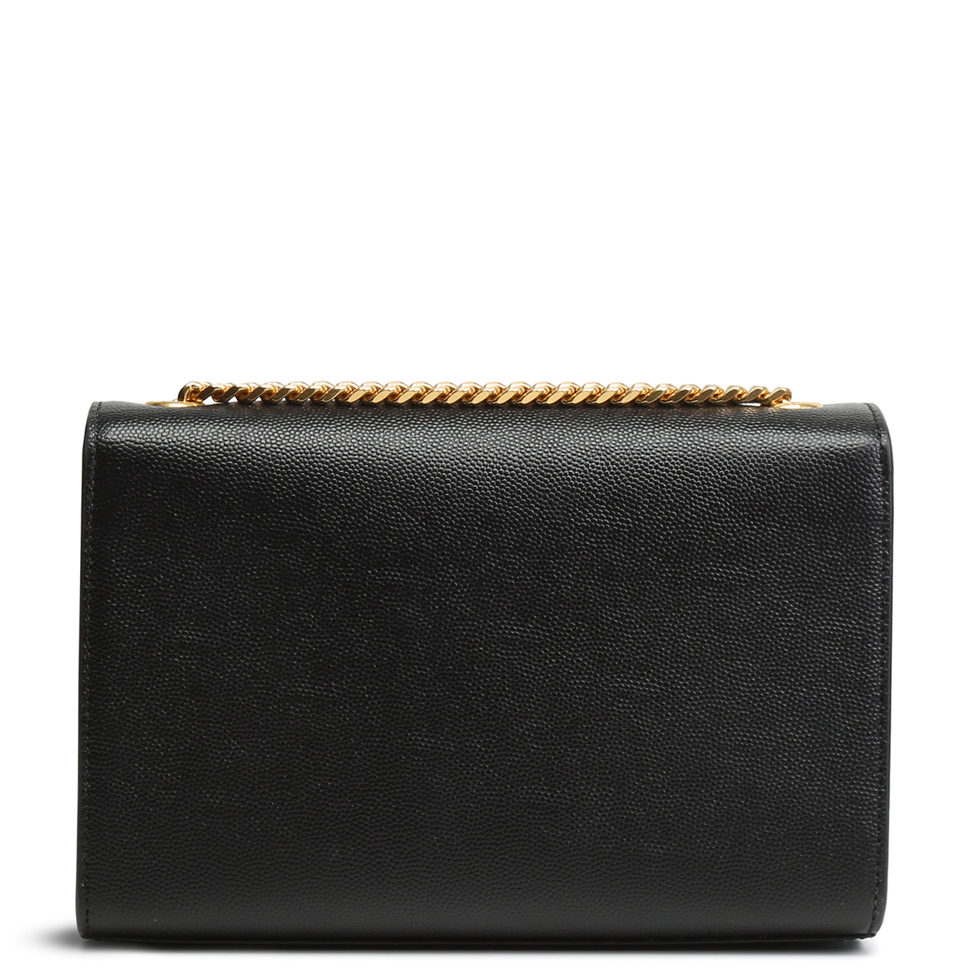 SAINT LAURENT Grain De Poudre Small Monogram Kate Bag - Black