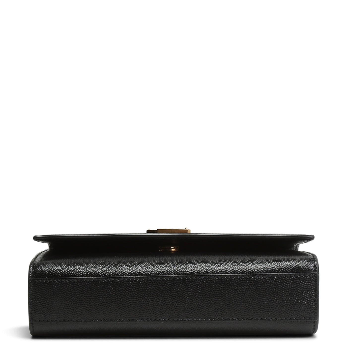 SAINT LAURENT Grain De Poudre Small Monogram Kate Bag - Black