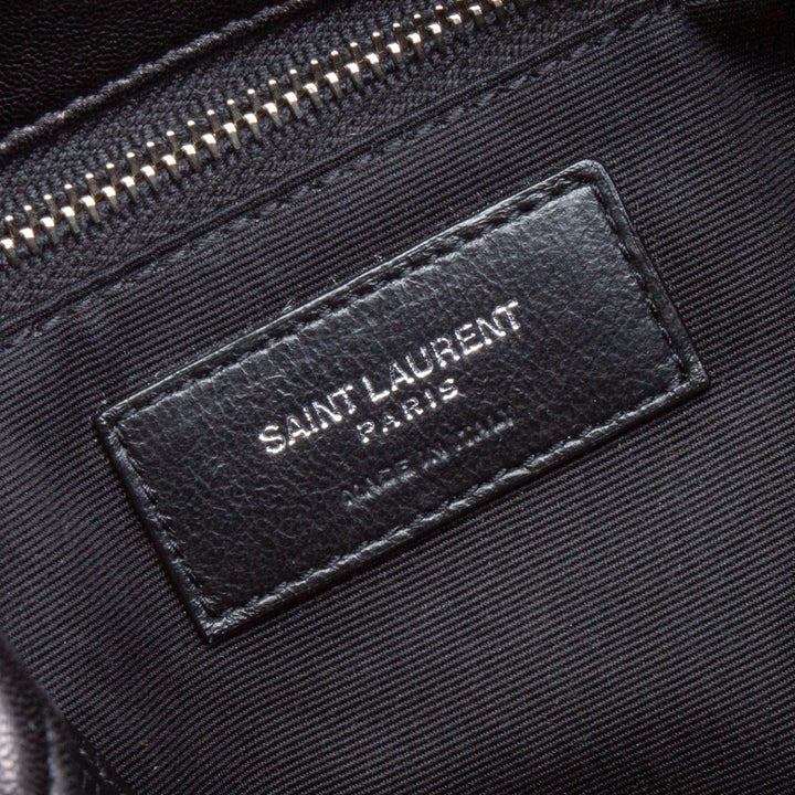 SAINT LAURENT Small Loulou Puffer Shoulder Bag - Black