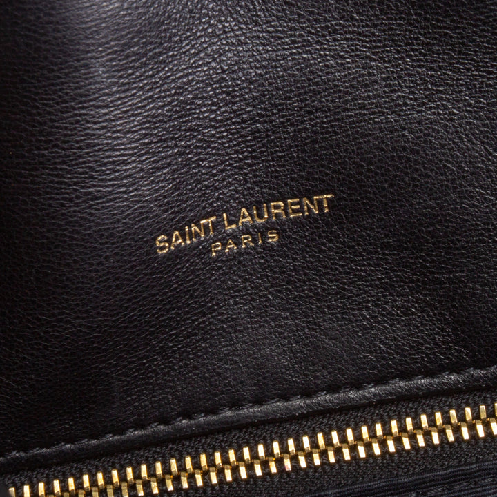 SAINT LAURENT Toy Puffer Bag - Black