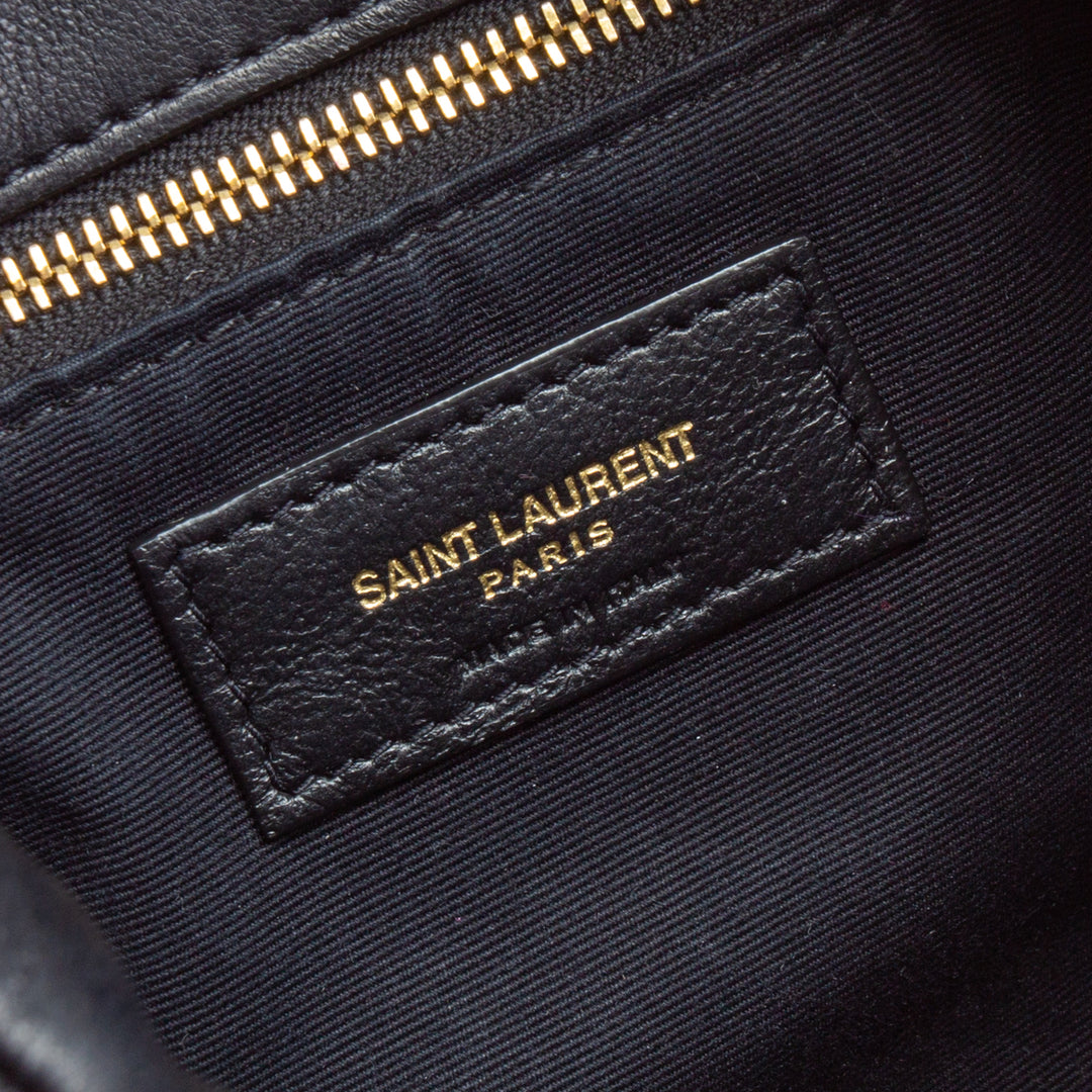 SAINT LAURENT Toy Puffer Bag - Black