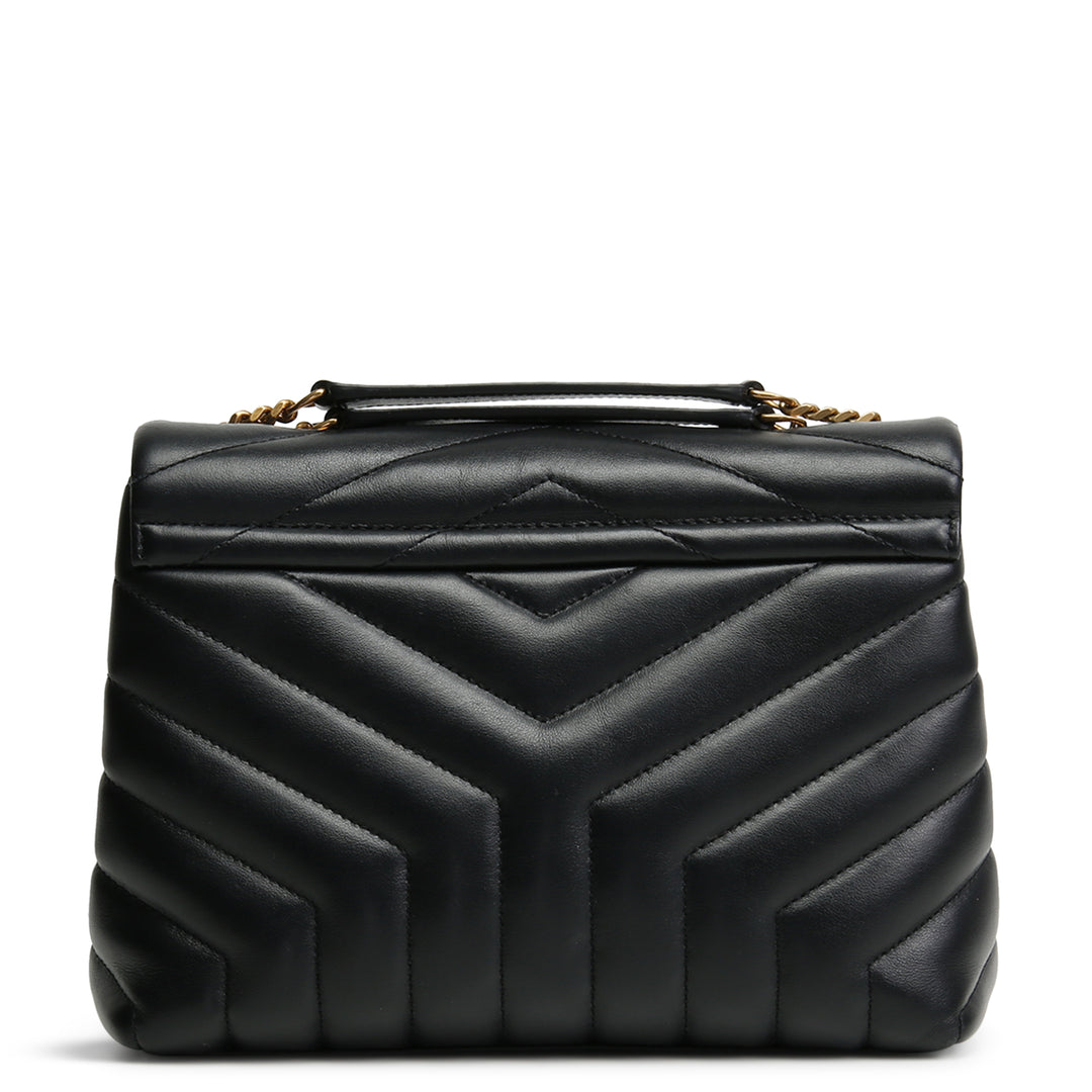 SAINT LAURENT Small Loulou Shoulder Bag - Black