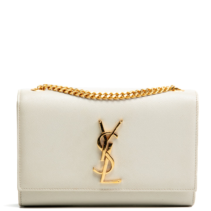 SAINT LAURENT Small Monogram Kate Bag Cream - OUTLET FINAL SALE