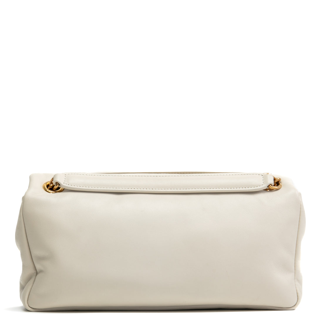 SAINT LAURENT Small Calypso Shoulder Bag - Blanc Vintage