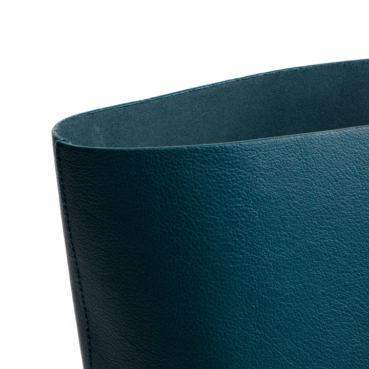 SAINT LAURENT E/W Shopping Tote - Dark Teal