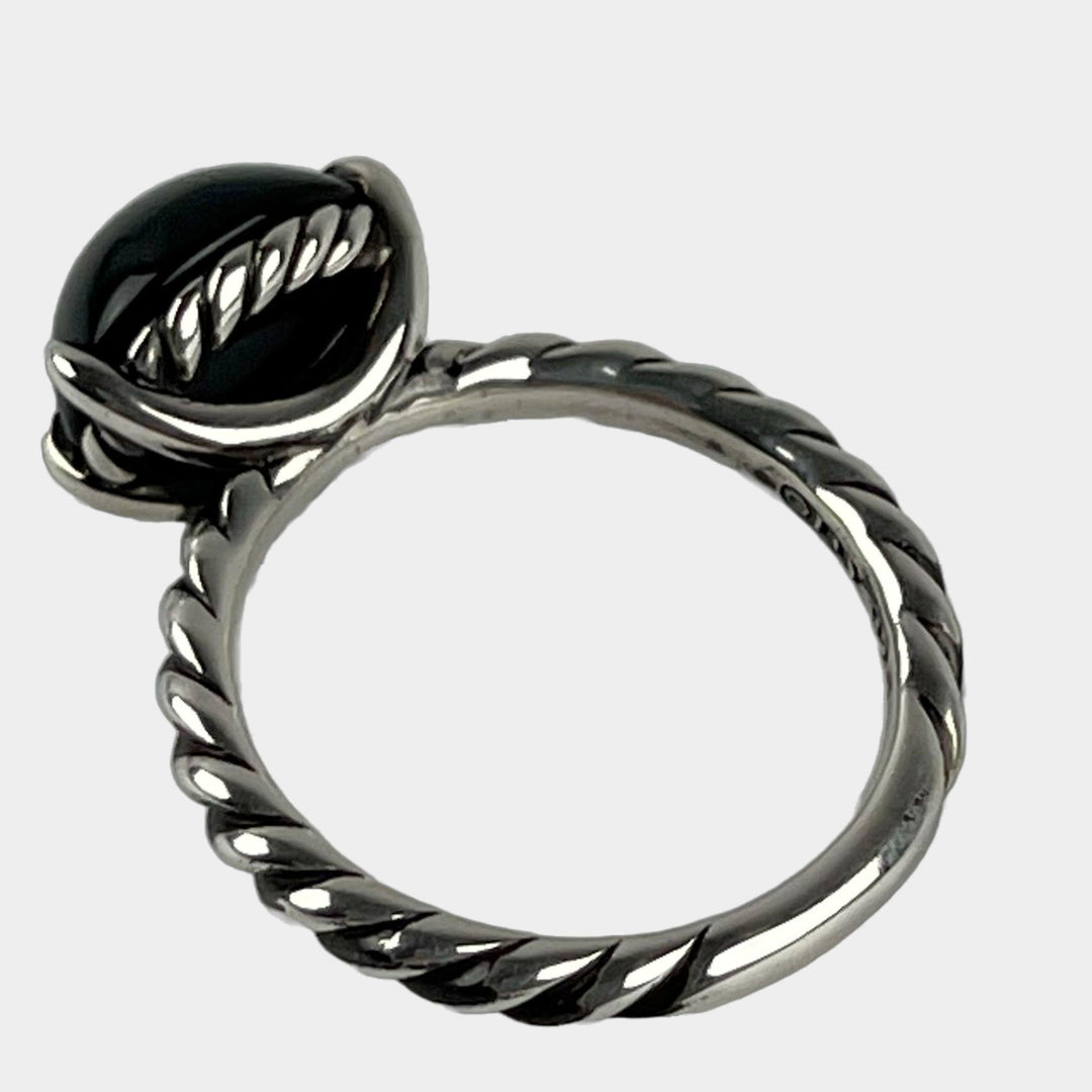 DAVID YURMAN Onyx Cable Ring Size 9 - FINAL SALE - ALB